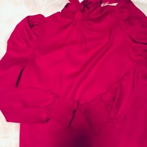 Shein Magenta blouse